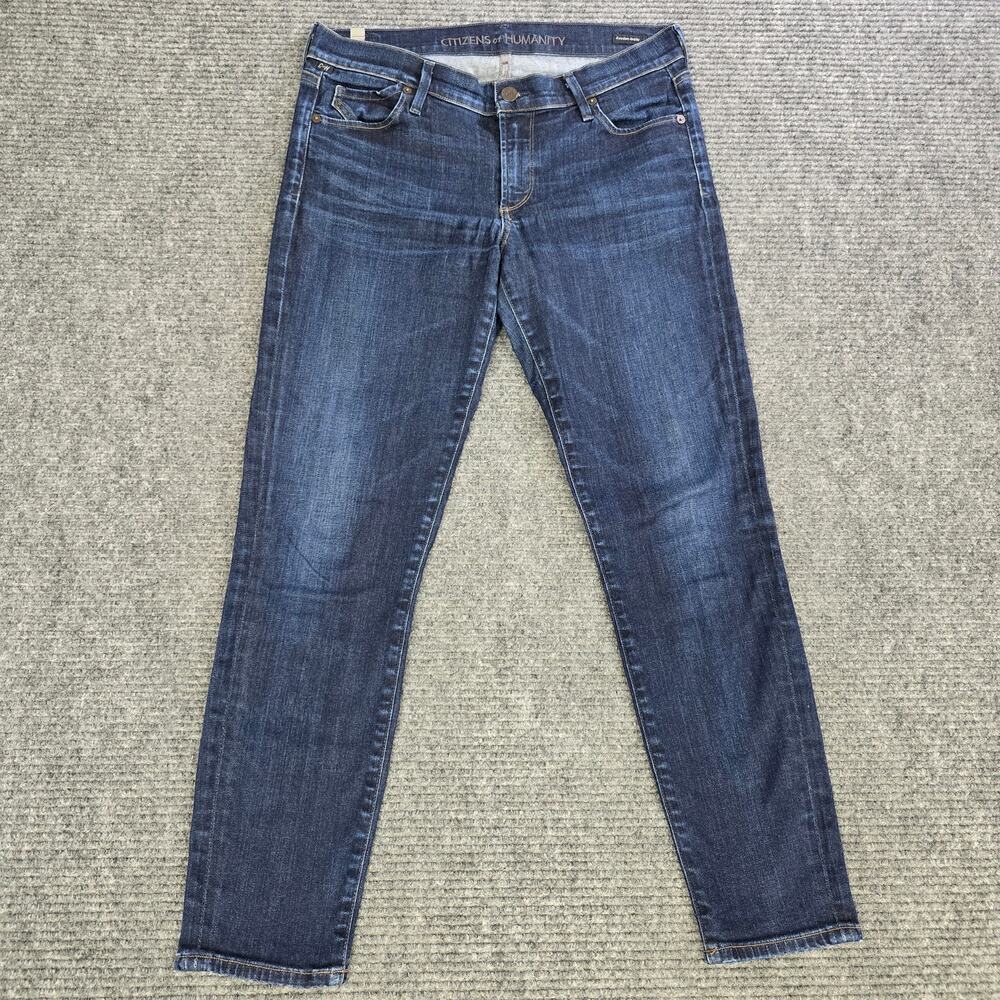 Citizens of Humanity Avedon Ankle Skinny Jeans Womens 30 Dark Wash USA 27"